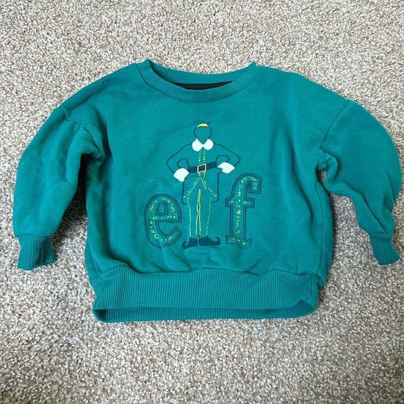 Toddler Elf Sweatshirt Size 2T (Runs Small) - Picture 1 of 1